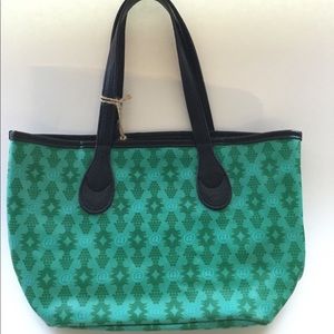 Lexington Avenue Lizzy handbag teal & black